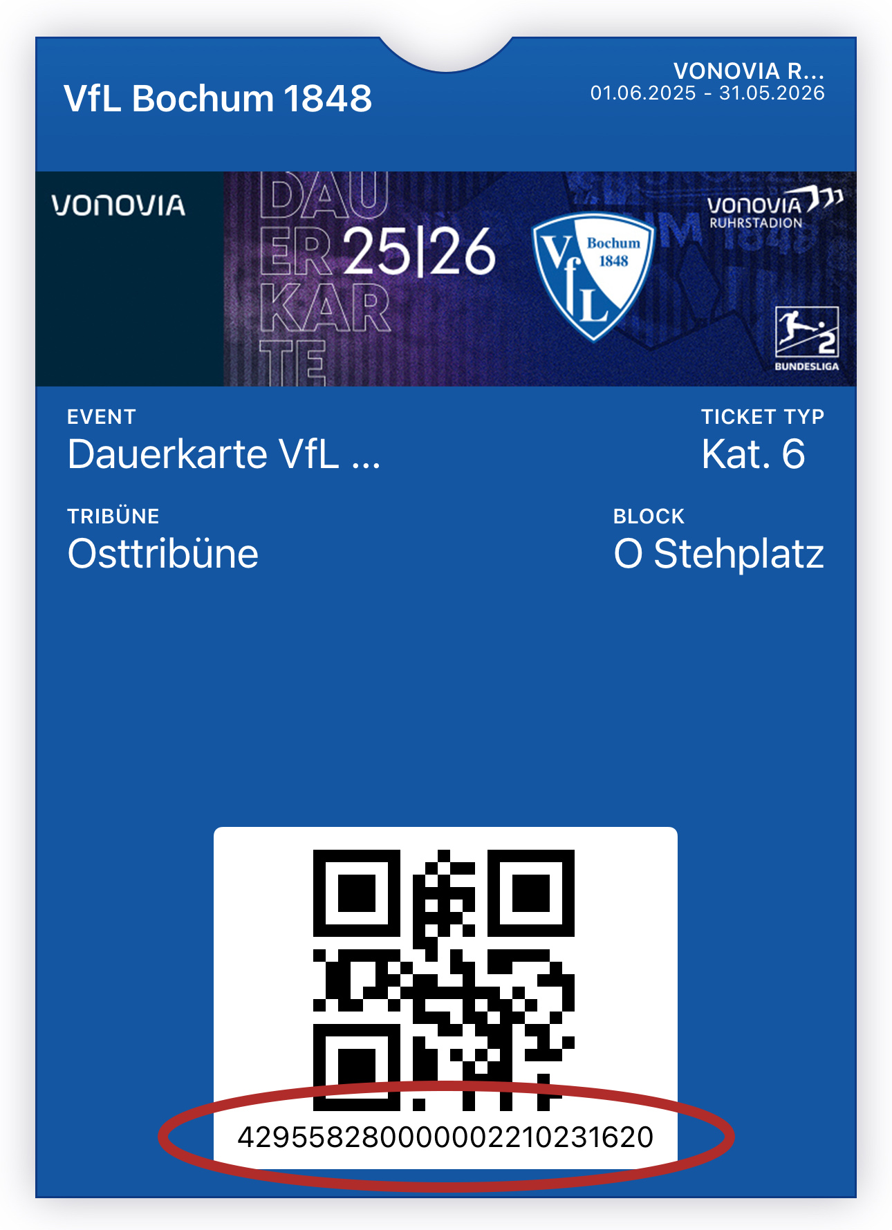 Sample Mobile ticket